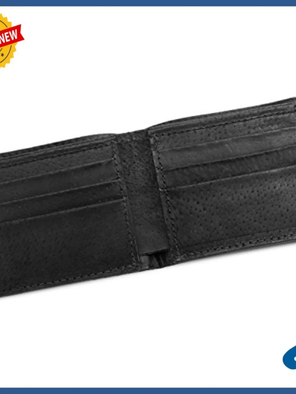 Genuine Ostrich Leather Bifold Wallet Handmade with 6 Card Slots